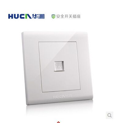 E3-雅白系列工程{sx} E386型系列 一位電話(huà)插座墻壁開(kāi)關(guān)電腦插座 廠(chǎng)家直銷(xiāo)