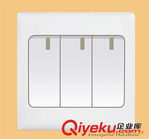 國(guó)標(biāo)開關(guān)插座 廠家供應(yīng)一位單聯(lián)暗裝大按鈕開關(guān) 翹板開關(guān)原始圖片3