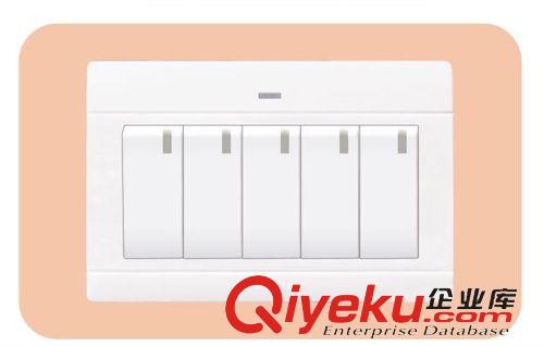 國標開關插座 供應歐派86型2位雙開單控不銹鋼拉絲香檳金暗裝墻壁開關