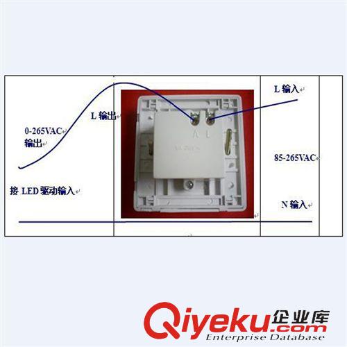 LED照明燈具 供應LED可控硅調光開關 手動320度旋轉無極調光開關150-300W原始圖片3