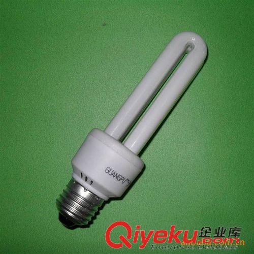 節能燈 供應E27白光3W-15W9mm管徑小2U電子節能燈原始圖片2