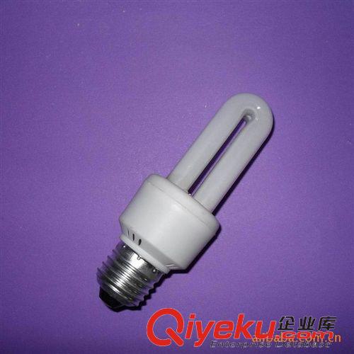 節能燈 供應E27白光3W-15W9mm管徑小2U電子節能燈原始圖片3
