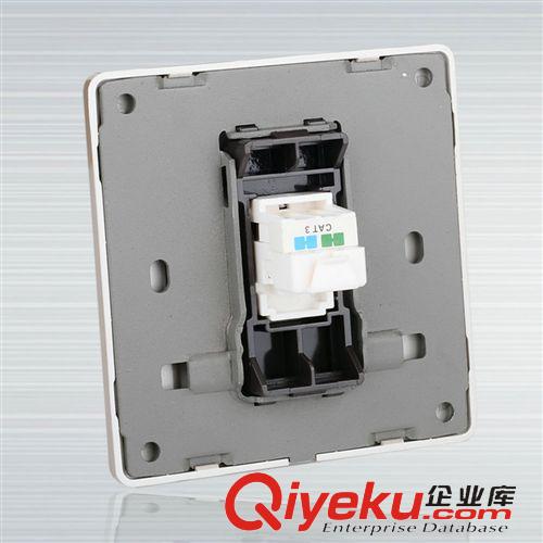 K5純平雅白系列 電話插座 普蘭克K5系列 全銅接線柱 保用20年 誠招經(jīng)銷商原始圖片3