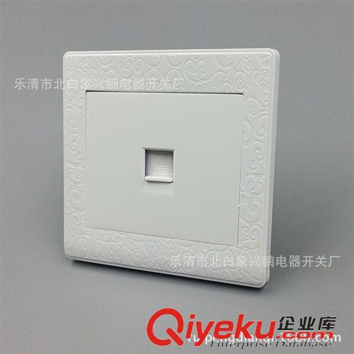 墻壁開關插座 gd家用墻壁插座 tj86暗裝插座 電腦插座 溫州廠家批發原始圖片2