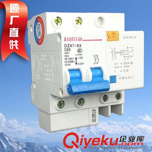 DZ47LE漏電斷路器 供應1P40a漏電斷路器 DZ47LE漏電保護器 樂清電氣廠家批發代理