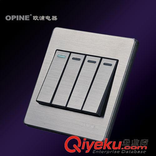按系列分類 86OPINE開關(guān)家用開關(guān)插座開關(guān) 四開雙控開關(guān)墻壁插座開關(guān)拉絲開關(guān)原始圖片2