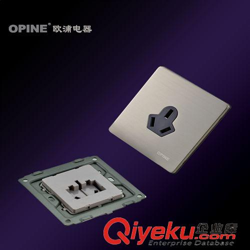 按插座分類 OPINE開關(guān)插座 三孔插座拉絲16A空調(diào)插座墻壁開關(guān)插座批發(fā)1a6插座原始圖片2