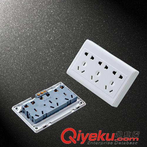 按插座分類 【企業集采】OPINE 明裝墻壁開關插座 15孔電源開關面板插座面板原始圖片3