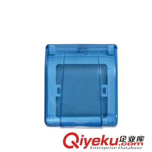 電工附件 OPINE電器開關(guān)防水盒 天藍色防濺盒 86型開關(guān)插座盒 廠家批發(fā)原始圖片2
