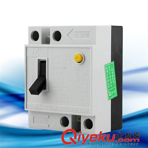 漏電斷路器 上德集團 DZL18-20A家用型白蓋漏電斷路器/保護器/斷電保護原始圖片2