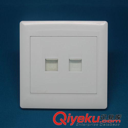K3純白暗裝系列 86型墻壁開關(guān) 一位電話開關(guān) 墻壁開關(guān)面板 K3暗裝電話電腦系列原始圖片2