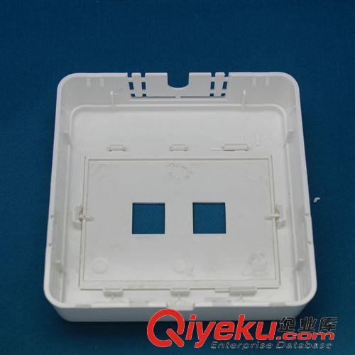 K5專利明裝系列 廠家批發(fā) K5專利明裝雙電腦插座 86型開關(guān)插座原始圖片3