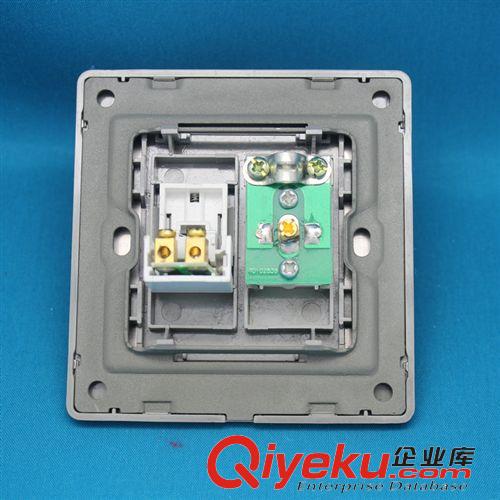 K6高光不銹鋼暗裝系列 廠家直供 暗裝K6電視電話家用開關(guān) 新款墻壁開關(guān)原始圖片3