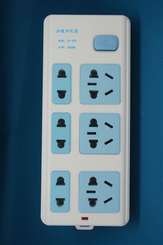 捷陽電器（插排） 廠家生產(chǎn)供應(yīng) 優(yōu)質(zhì)插排 帶線安全插線板 價(jià)格合理