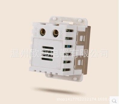 墻壁開關118型 X2系列 西門子墻壁開關118香檳色不銹鋼拉絲 聲控模塊原始圖片2
