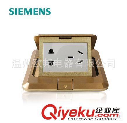 地面插座 SIEMENS西門子地插 防水地面插座 銅合金地板插座 彈起式地腳插