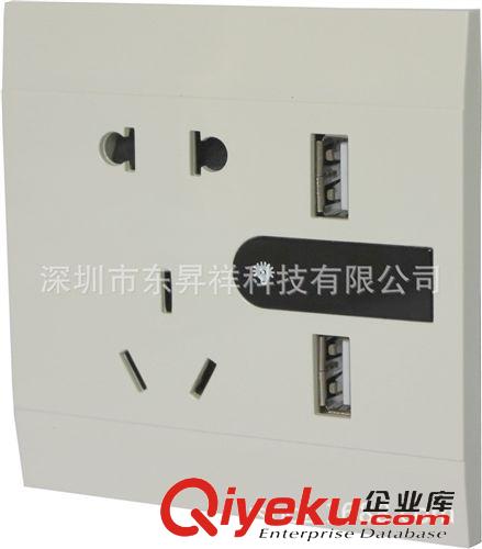 雙USB充電插座 插座，墻壁插座，五孔插座，USB墻壁插座，雙USB全球通插座帶LED