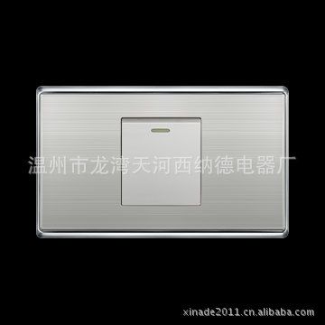 118型開關(guān)插座系列 供應(yīng)西納德一位大板單控開關(guān)，一位大板雙控開關(guān)，價(jià)格面議