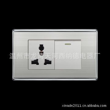118型開關(guān)插座系列 【西納德出品】二位單控開 二位雙控開關(guān)  優(yōu)惠批發(fā)  價格面議原始圖片3