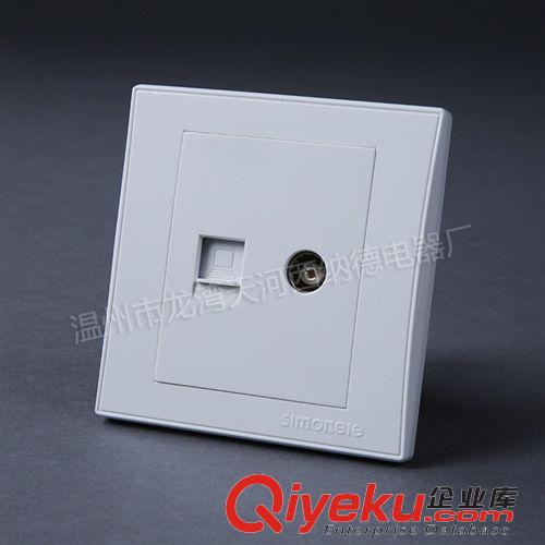 A1系列 【精品熱銷】墻壁開關插座 家用開關批發(fā) 電視電腦插座阿A1-018原始圖片2