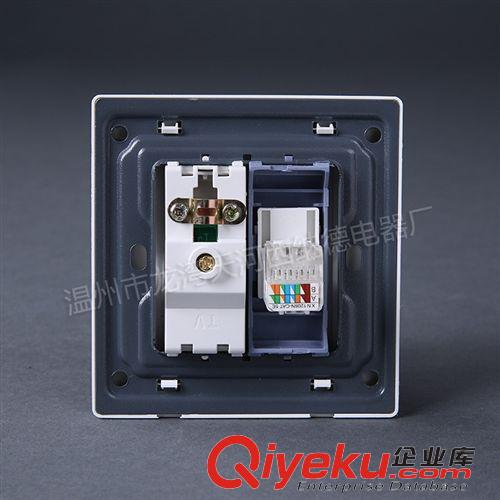 A1系列 【精品熱銷】墻壁開關插座 家用開關批發(fā) 電視電腦插座阿A1-018原始圖片3
