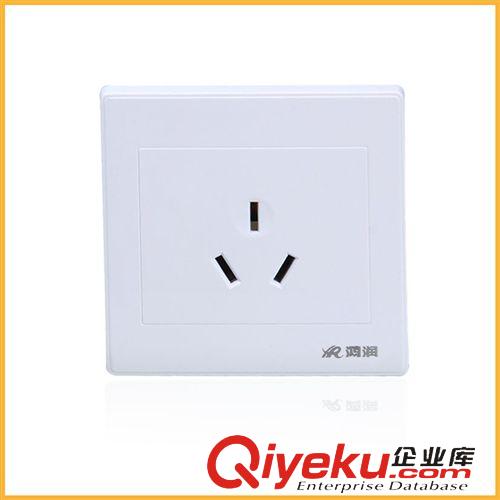 墻壁開關(guān)(86型） 廠家供應(yīng) 16A一聯(lián)三級空調(diào)插座 工程款3孔開關(guān)插座HR6G-163原始圖片2
