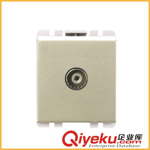 開關(guān)插座（118型） 廠家tj批發(fā)118型功能件HR18H-011電視終端插座 閉路電視插座