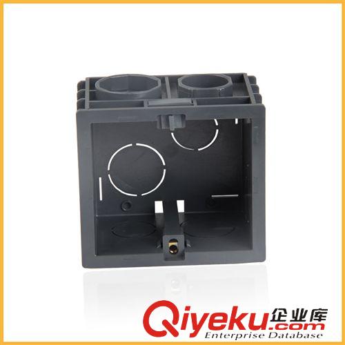 開(kāi)關(guān)附件 廠家直銷86型開(kāi)關(guān)插座接線盒/暗裝接線盒/底盒 質(zhì)量保證 塑料線盒