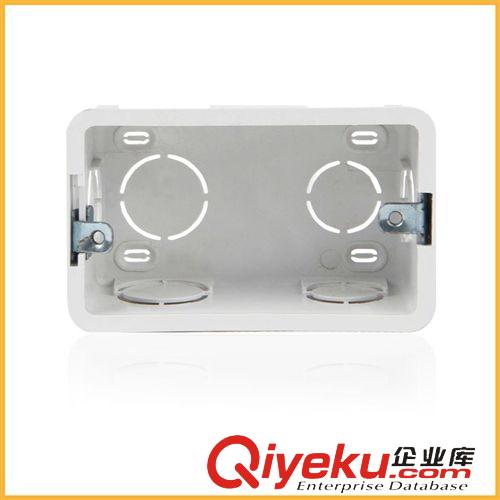 開(kāi)關(guān)附件 廠家供應(yīng)  118型通用暗盒/底盒/一位（二位）接線盒