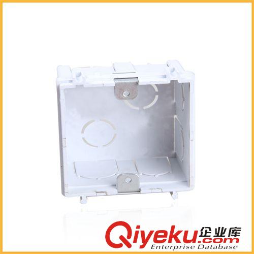 開關(guān)附件 廠家tj供應(yīng)86型暗裝線盒（6角/個） 塑料開關(guān)接線盒 價格實惠