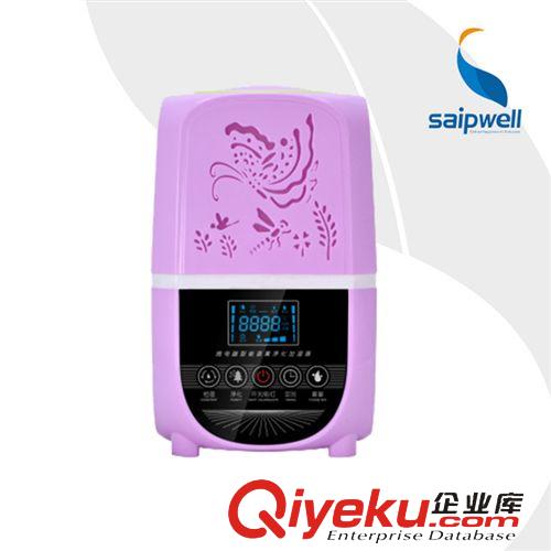 小家電 【直銷】SP-6880B3-1微電腦液晶數顯雕花香薰帶獨立凈化加濕器原始圖片2
