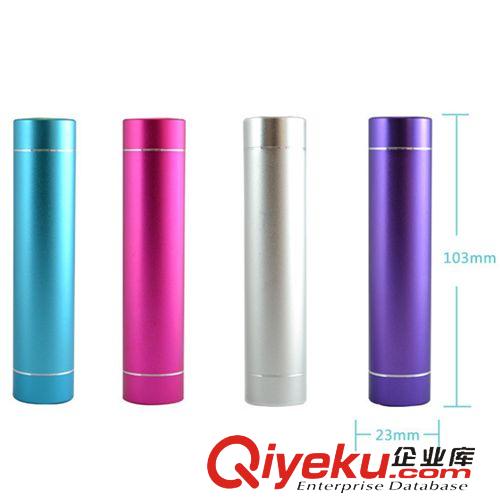 充電寶 廠家生產批發圓柱移動電源2600mAh 圓柱充電寶2600毫安 禮品電源原始圖片3