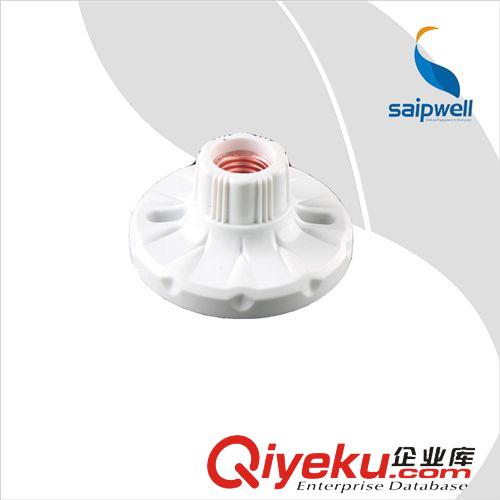 燈頭 saipwell直銷(xiāo) 橘紅色特大號(hào)螺口燈頭 E27通用懸吊螺口
