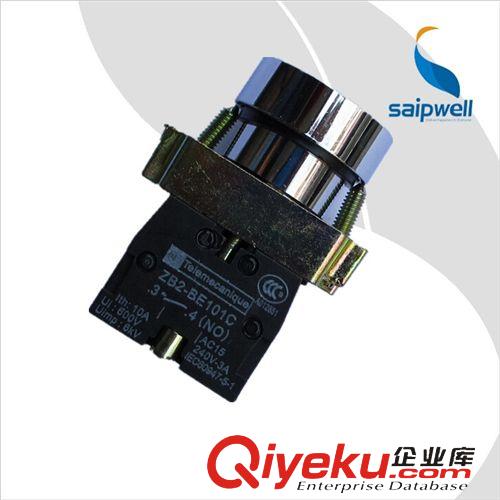 按鈕開關 直銷 施耐德按鈕開關XB2-BA31C 綠色常開觸點 平頭自復按鈕原始圖片3