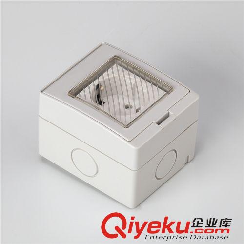 插頭插座系列 賽普直銷明裝防水墻壁插座 防水德式插座SPL-SR原始圖片2