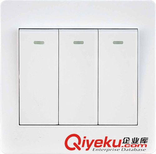 賓利F1暗裝 廠家直銷 墻壁開關(guān)插座 PC阻燃面板 鋼架結(jié)構(gòu)F1暗裝三位雙控開關(guān)原始圖片2