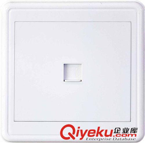 F2明裝 廠家直銷 專利明裝墻壁開關(guān)插座 全PC面板 賓利F2明裝電話插座原始圖片2