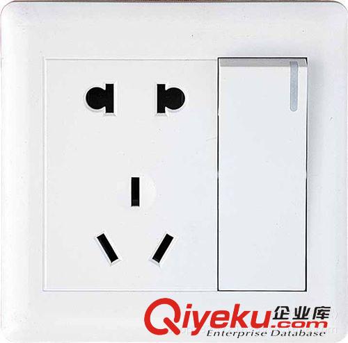 賓利F5 廠家直銷 鋼架結(jié)構(gòu)86暗裝墻壁開關(guān)插座 磨砂賓利F5 一開五孔雙控原始圖片2