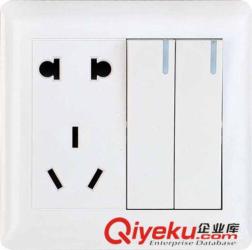 賓利F5 廠家直銷(xiāo) 鋼架結(jié)構(gòu)暗裝墻壁開(kāi)關(guān)插座 磨砂開(kāi)關(guān)賓利F5二開(kāi)五孔插座原始圖片2