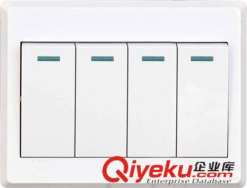 L7明裝 廠(chǎng)家直銷(xiāo) L7PC明裝墻壁開(kāi)關(guān)插座 四開(kāi)雙控開(kāi)關(guān)面板原始圖片2