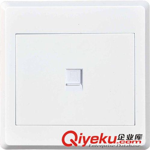 L7明裝 廠家直銷 L7PC明裝墻壁開關插座 一位電話插座面板原始圖片2