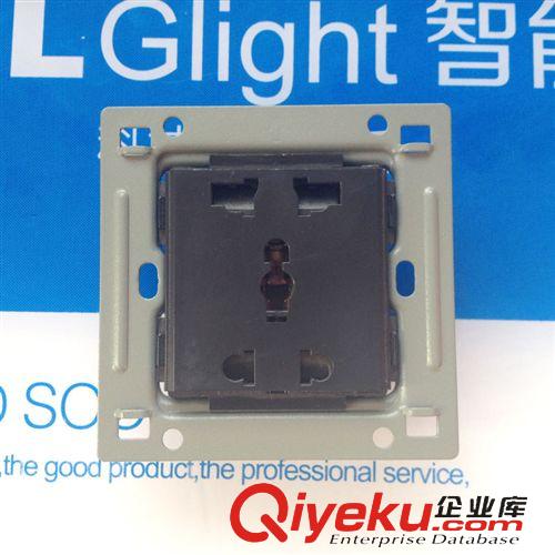 美倫山系列 TCL glight智能光 墻壁開(kāi)關(guān)插座面板雅白五孔10A多用多功能插座