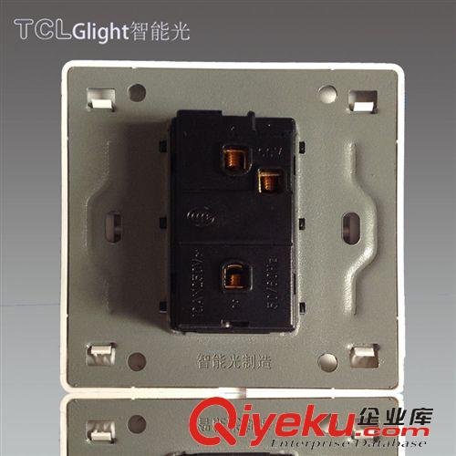 美倫山系列 TCL Glight智能光墻壁開關(guān)插座面板 86型雅白開關(guān) 一開雙單聯(lián)開關(guān)