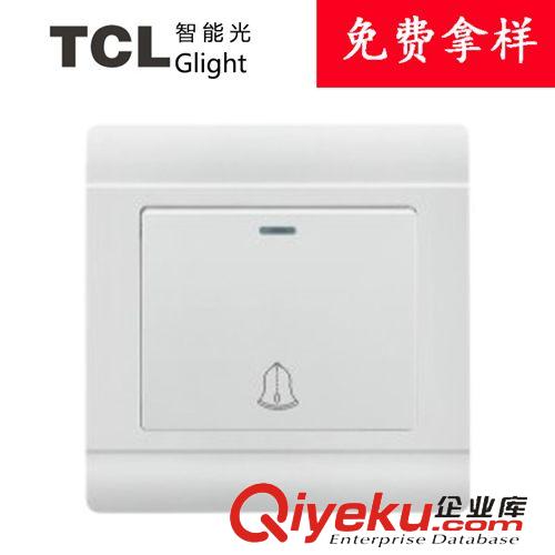 美倫山系列 TCL glight智能光 供應86型墻壁開關暗裝開關 門鈴開關 批發