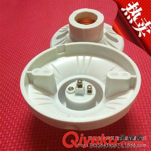 長舟平燈座 棉湖原廠直銷 958燈頭110MM螺口平燈頭 E27燈頭燈座 膠木燈頭原始圖片3