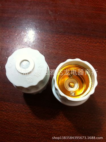 長舟螺口吊燈頭 棉湖廠家直銷膠木燈頭 E27燈頭燈座 懸吊螺口燈頭 螺旋通用吊燈頭原始圖片2