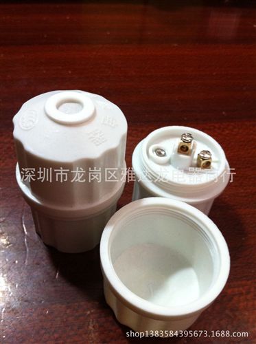 長舟螺口吊燈頭 棉湖廠家直銷膠木燈頭 E27燈頭燈座 懸吊螺口燈頭 螺旋通用吊燈頭原始圖片3