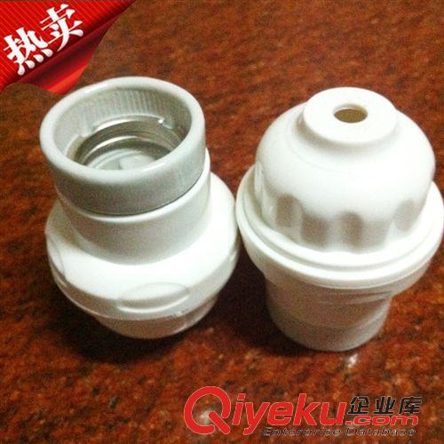 長舟螺口吊燈頭 棉湖廠家直銷tj高級膠木螺口燈頭 螺旋燈頭燈座 E27燈頭燈座