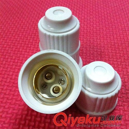 長舟插口吊燈頭 棉湖廠家直銷大號(hào)插口膠木燈頭燈座 卡口燈頭B22掛口燈頭燈座原始圖片3