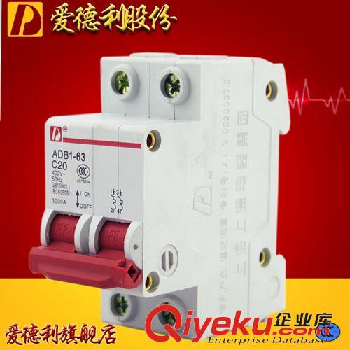 DZ47斷路器 愛德利供應(yīng)DZ47-63/2P-C20A優(yōu)質(zhì)小型塑殼斷路器/空氣開關(guān)